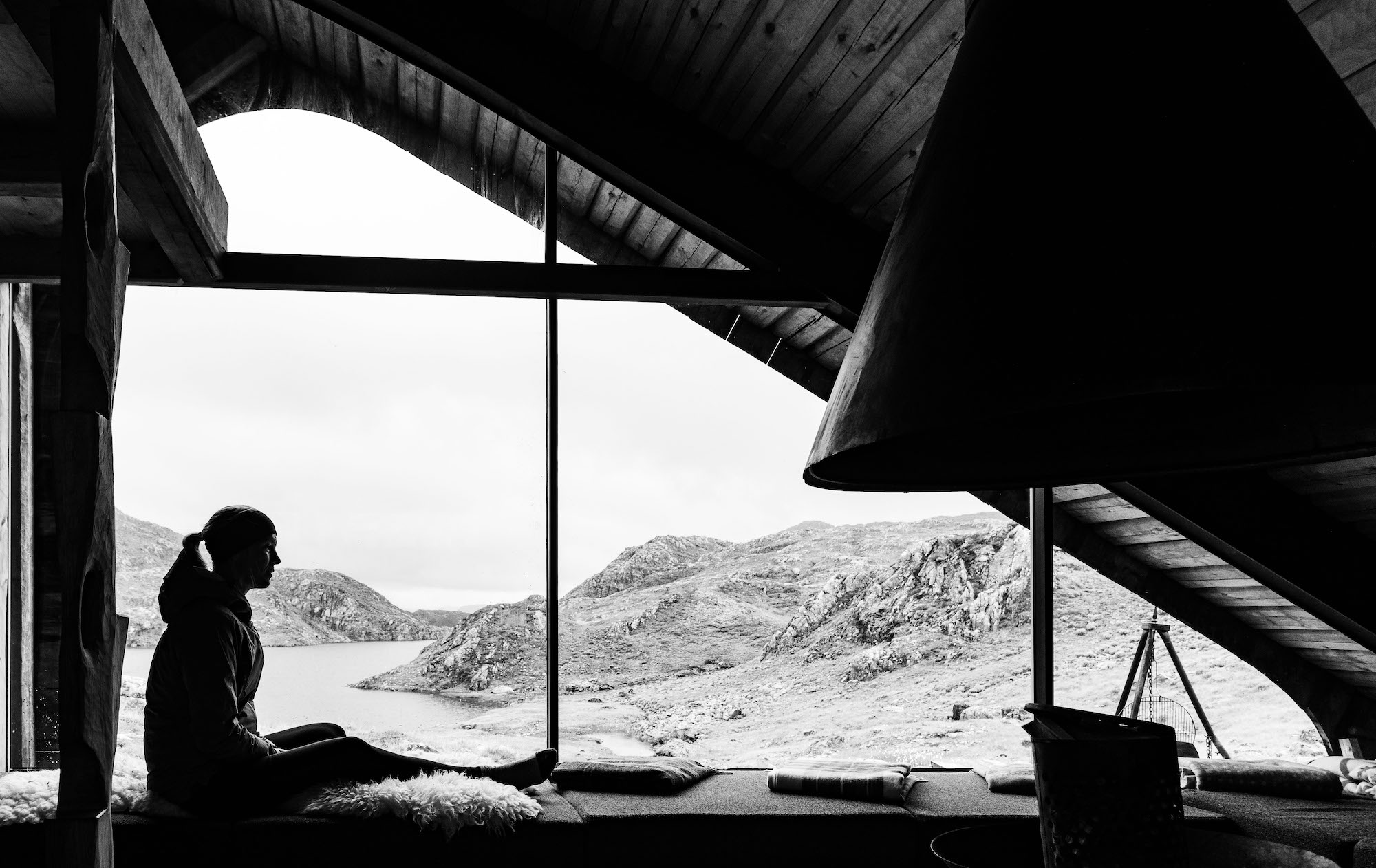 Bearbeitet: Abgelegene Hütte in Norwegen